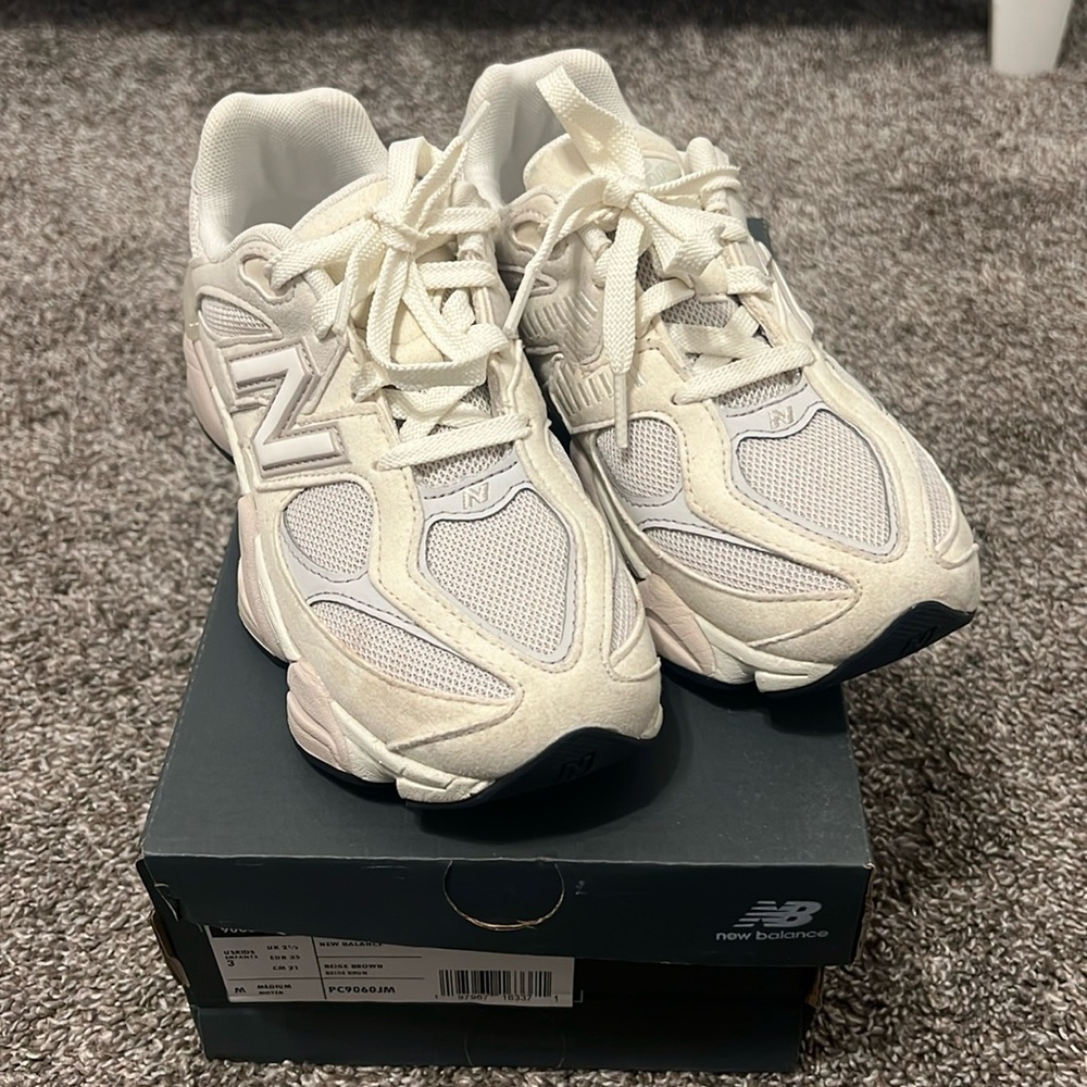 New Balance 9060 Beige Brown Kids
